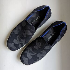 Rothy's Retired The Original Slip On Sneaker in Grey Camo Size 10.5